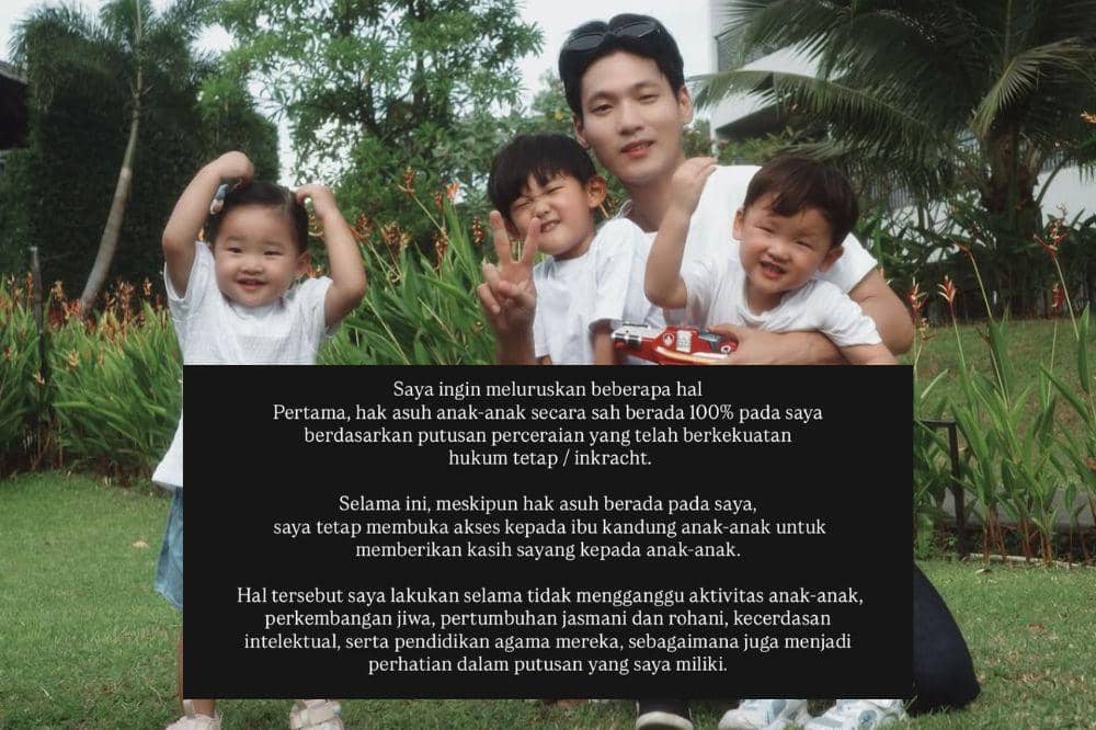 Klarifikasi Daehoon soal Co-Parenting dengan Jule: Akan Batasi Akses