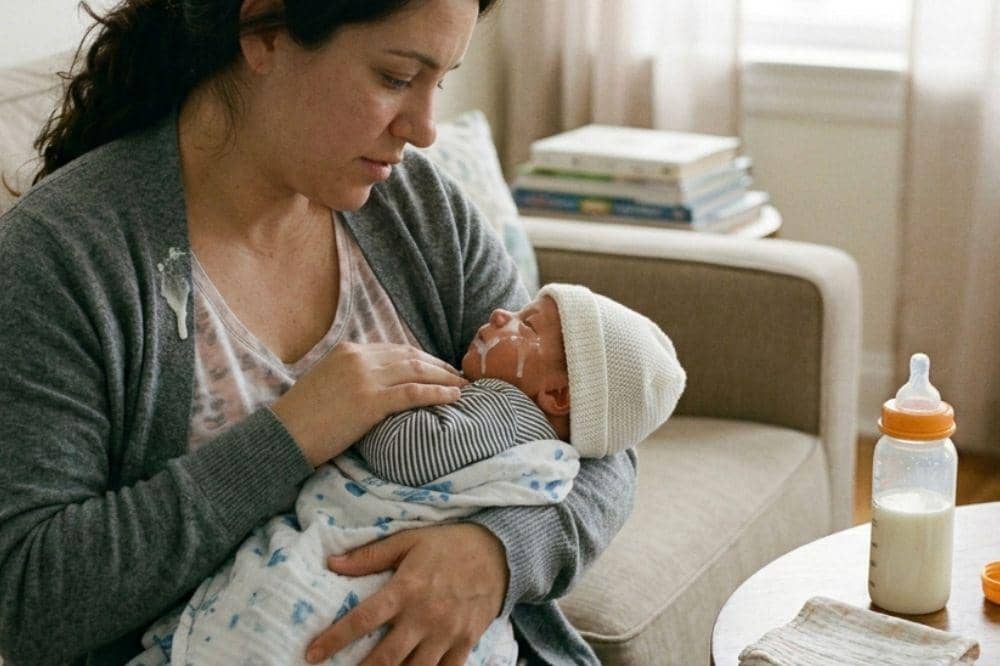 Kenapa Bayi Muntah setelah Minum Susu Formula 1