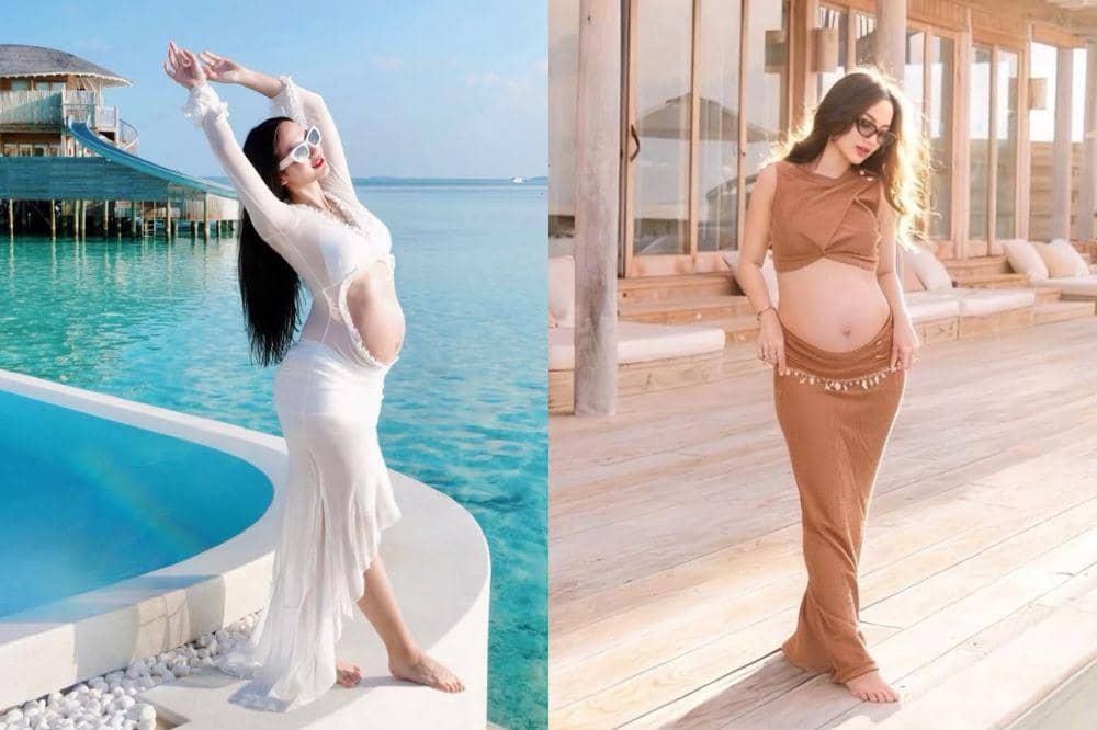 9 Foto Nanda Arsyinta Pamer Baby Bump Kehamilan Kedua