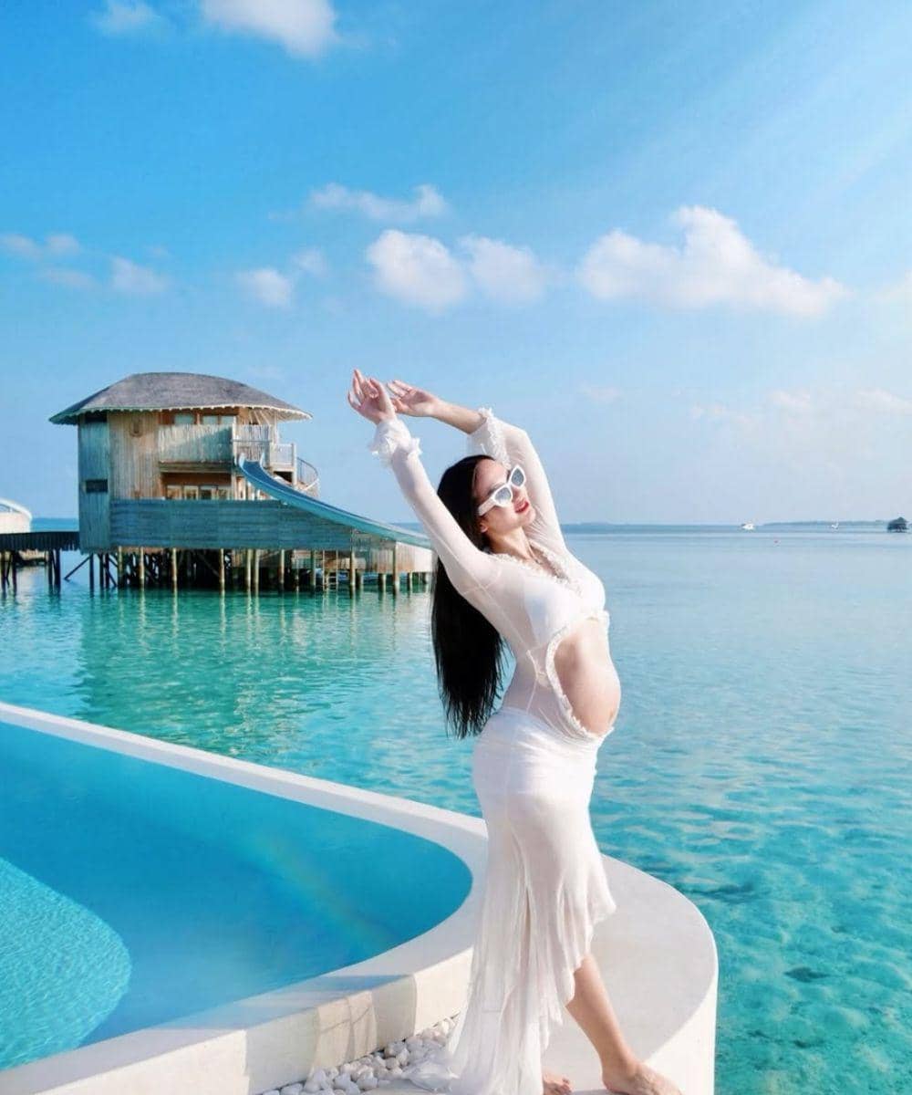 9 Foto Nanda Arsyinta Pamer Baby Bump Kehamilan Kedua 4
