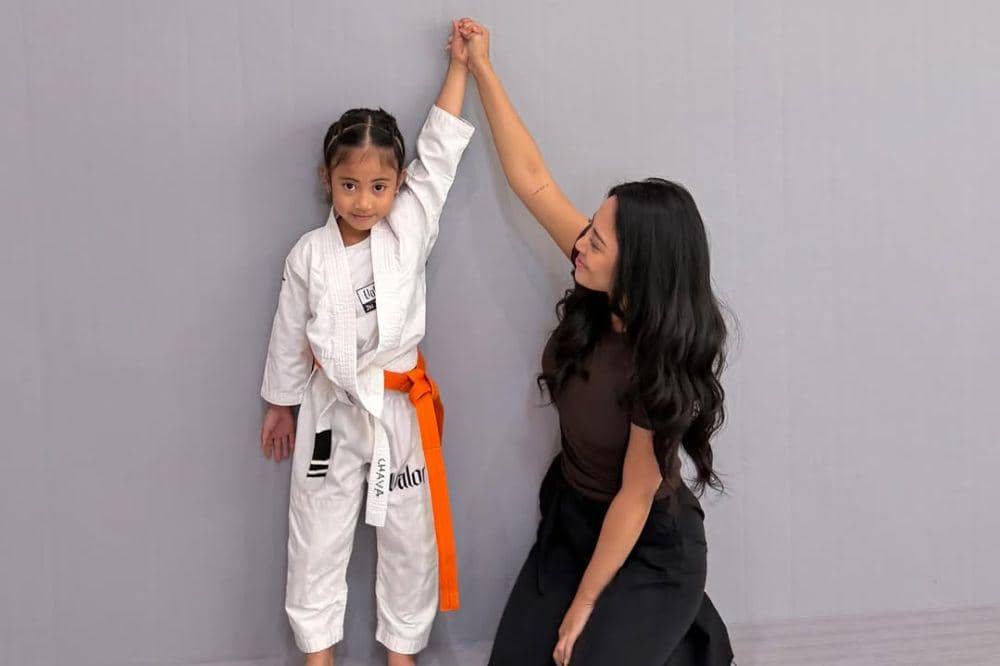 Chava, Anak Rachel Vennya Kembali Unjuk Bakat Lewat Sparing Jiu Jitsu