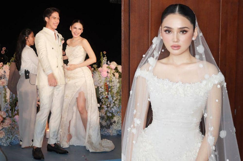 9 Penampilan Syifa Hadju saat Resepsi di Bali, Gaun Romantis Hian Tjen