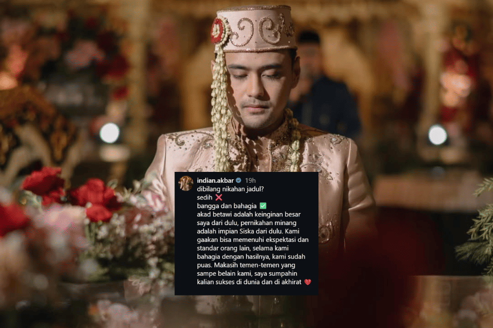 Tanggapan Indian Akbar dan Siska Minbite soal Nikahan Dibilang Jadul