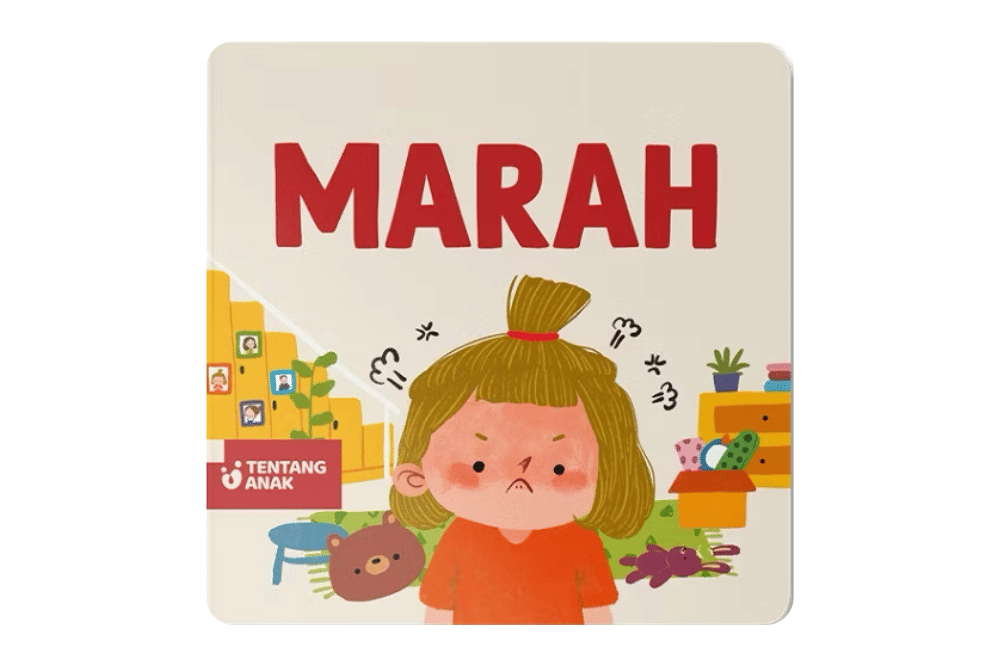 Buku anak berjudul marah 