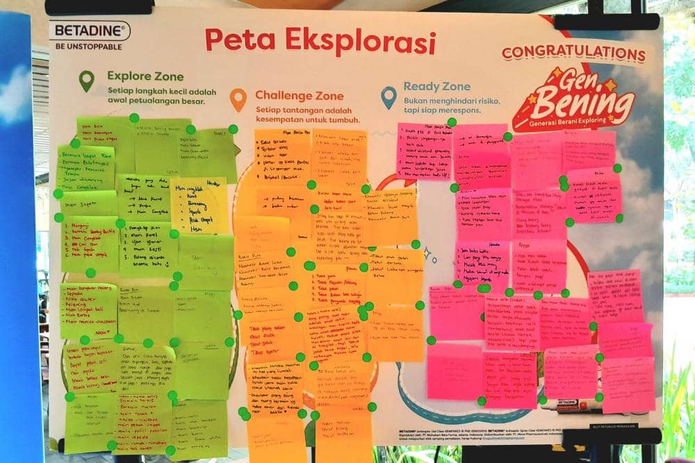 Sesi talk show Betadine "Eksplorasi Aktivitas Bocil Approved" 
