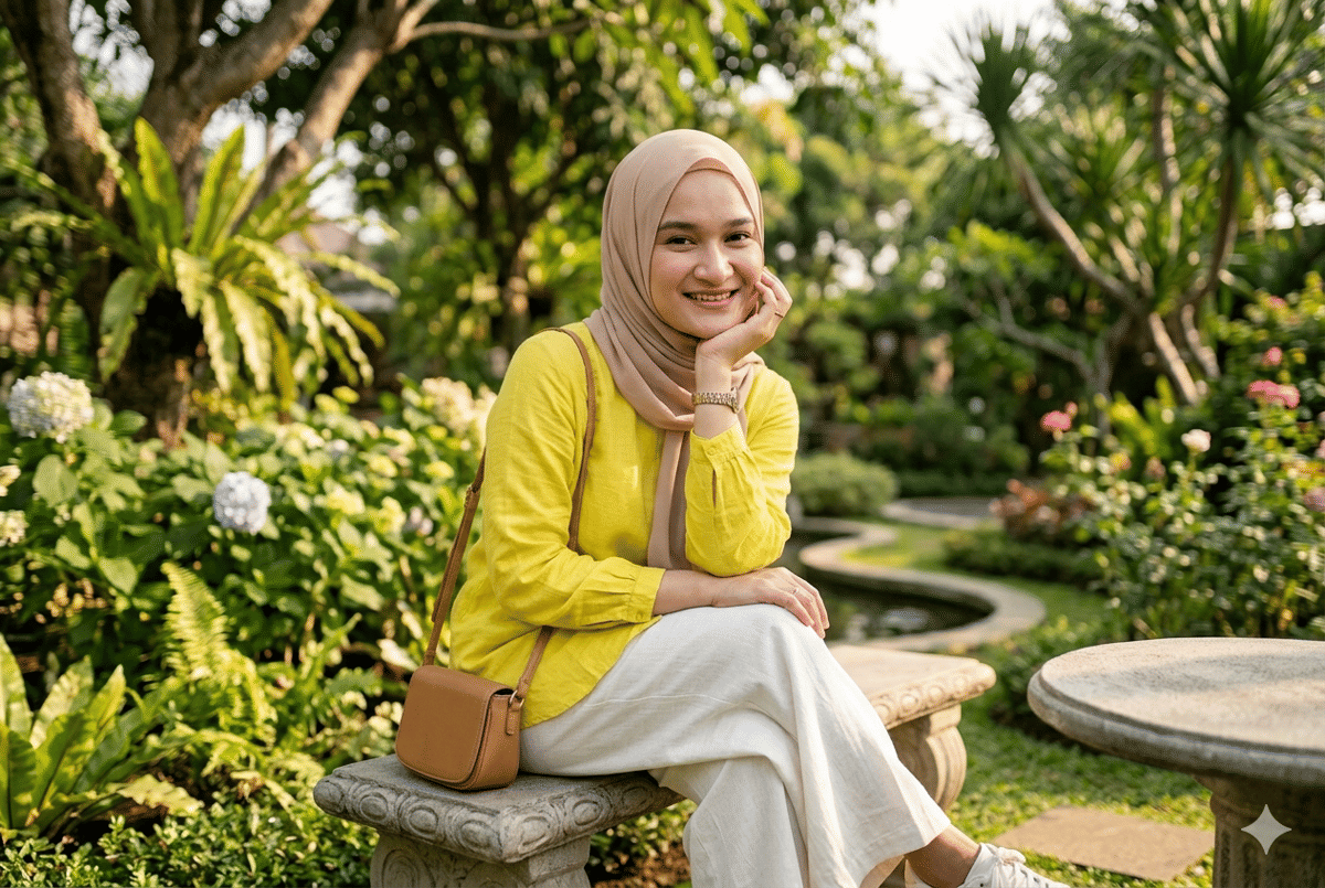Baju Warna Kuning Cocok dengan Hijab dan Celana Warna Apa? 