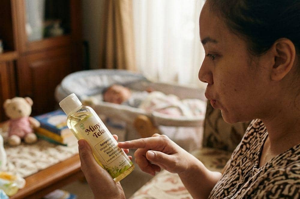 Cara memilih minyak telon yang aman untuk bayi