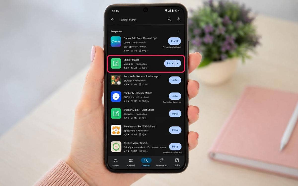 Cara Membuat Sticker WhatsApp di Android 
