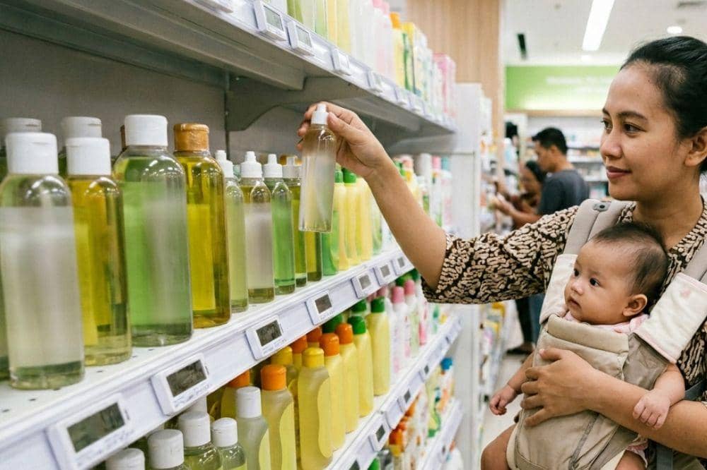 Cara memilih minyak telon yang aman untuk bayi