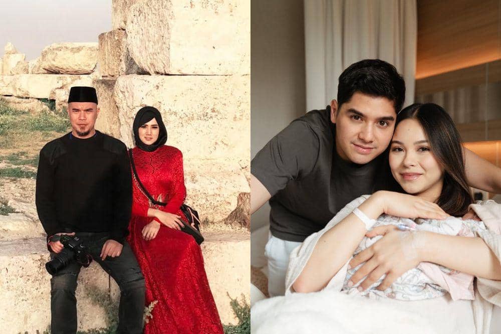 Momen Ahmad Dhani dan Mulan Jameela Jenguk Anak Al Ghazali dan Alyssa