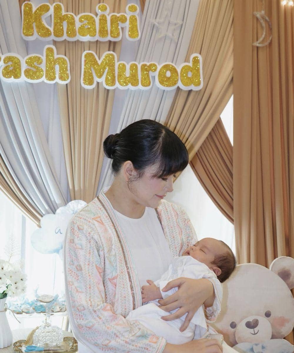 Momen Akikah Khairi, anak Kedua Kinal Eks JKT48 (7)