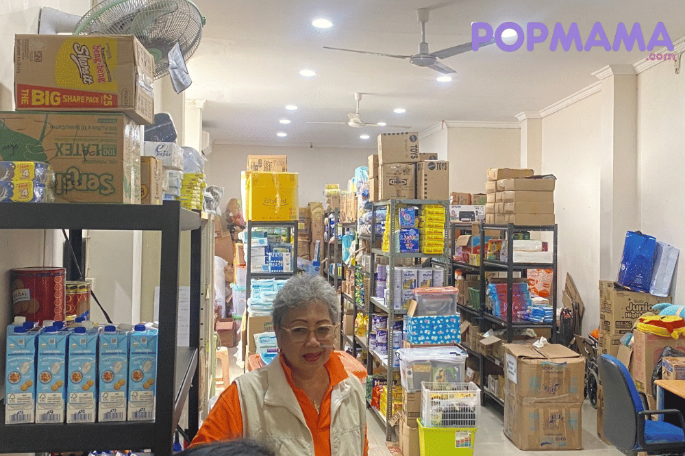 Ruangan logistik rumah singgah YKAKI