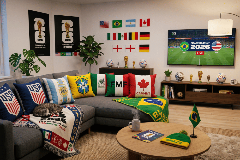Tips Dekorasi Ruang Tamu Menyambut FIFA World Cup 2026 8 
