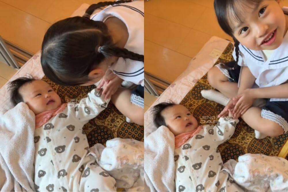 Asyik Ajak Ngobrol Adiknya, Ini Momen Keseruan Ritsuki Jadi Kakak!