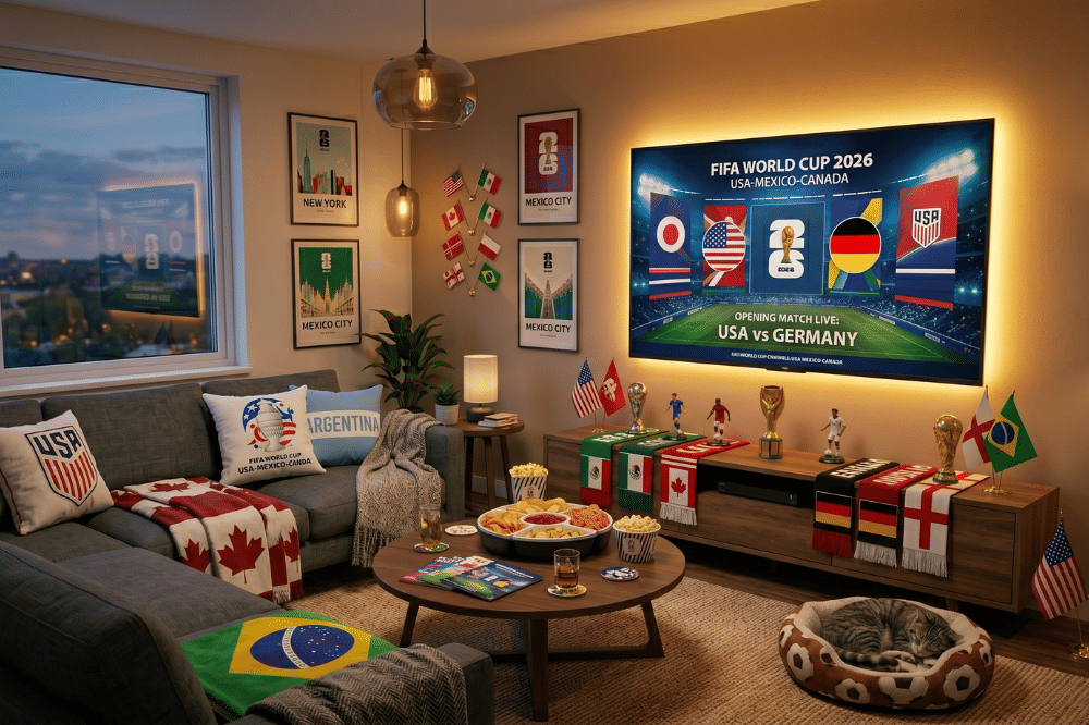 7 Tips Dekorasi Ruang Tamu Menyambut FIFA World Cup 2026