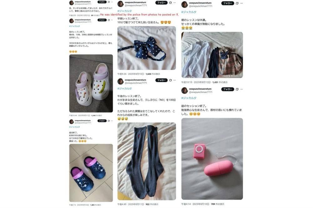 Kasus pedofil turis Jepang di kawasan Blok M
