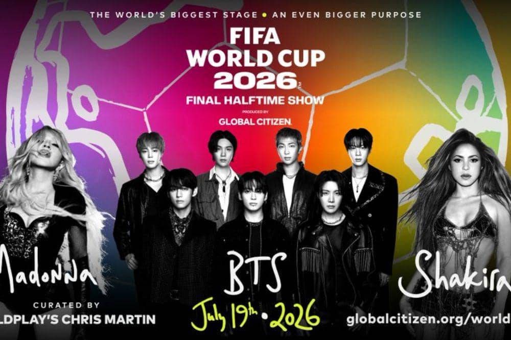 Coldplay, Madonna, Shakira dan BTS Meriahkan Final Piala Dunia 2026