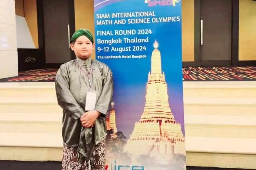 Anantacetta Reugra Abiraya siswa kelas 5 SD asal Temanggung yang diundang NASA