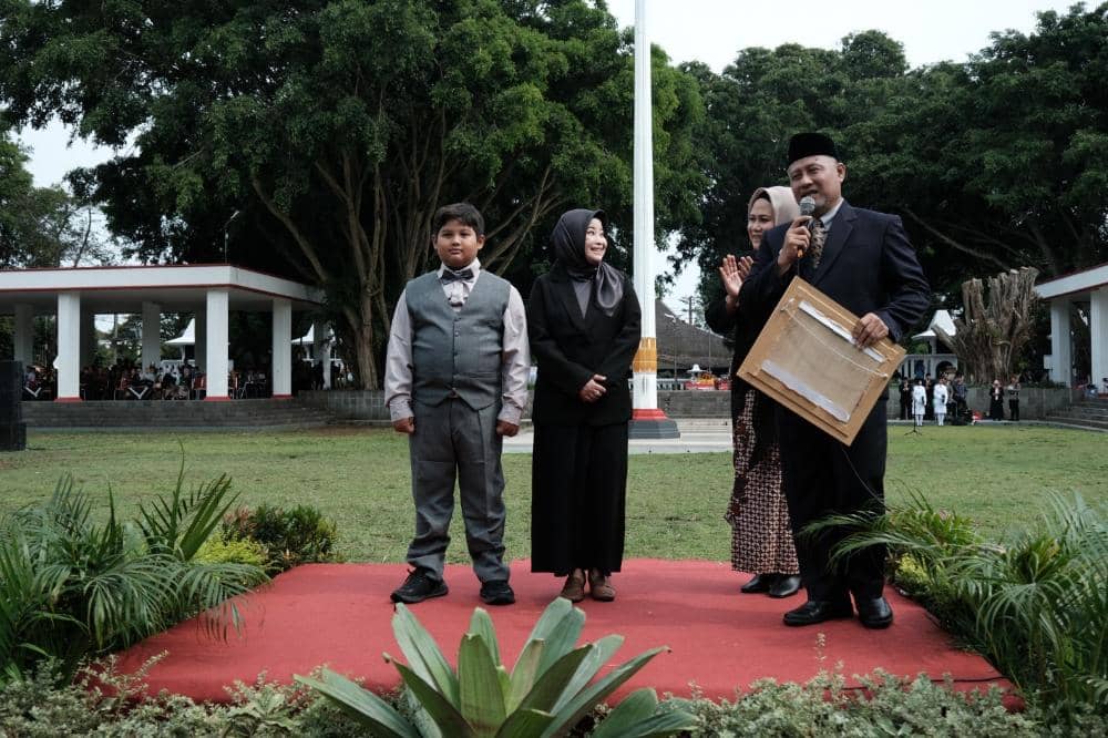 Anantacetta Reugra Abiraya siswa kelas 5 SD asal Temanggung yang diundang NASA