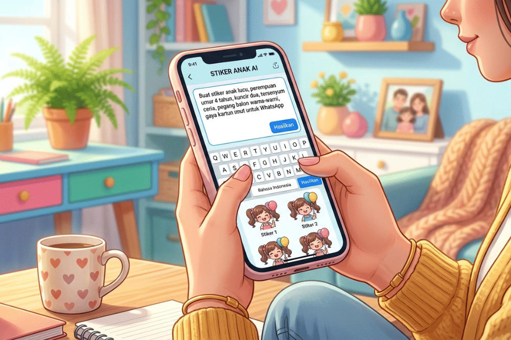 7 Prompt AI untuk Membuat Sticker Karakter Anak yang Lucu