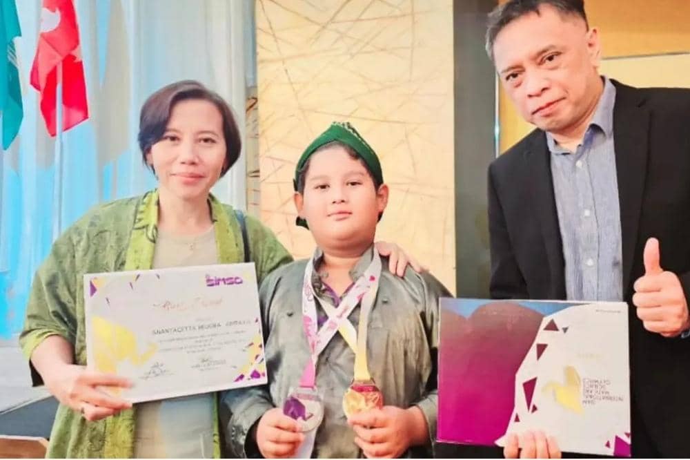 Anantacetta Reugra Abiraya siswa kelas 5 SD asal Temanggung yang diundang NASA