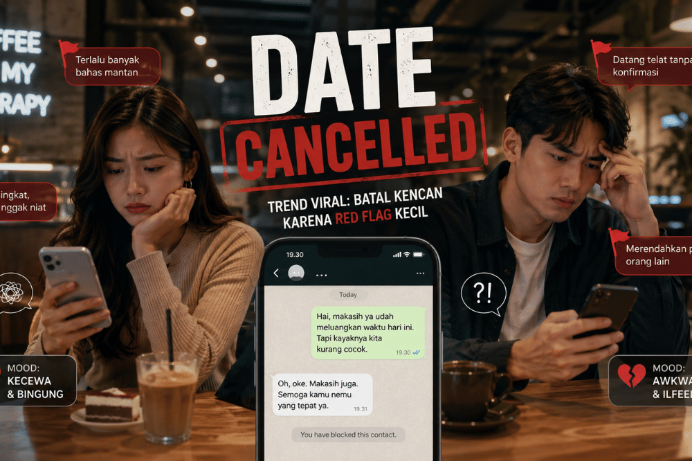 Asal Usul Tren Date Cancelled yang Lagi Viral di Media Sosial