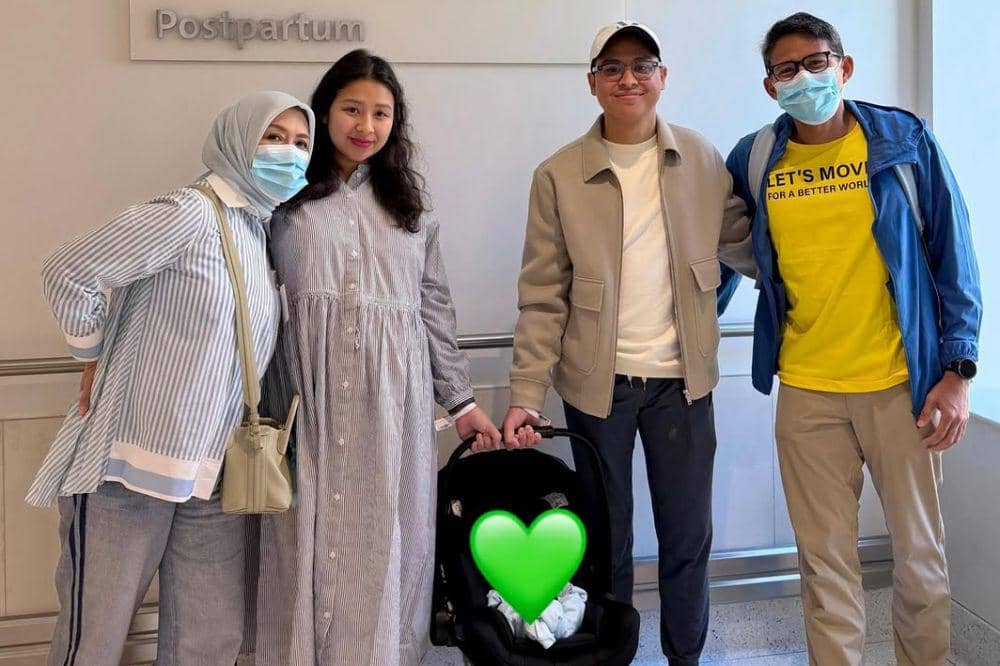Sandiaga Uno Sambut Kelahiran Cucu Pertama, Resmi Jadi Kakek