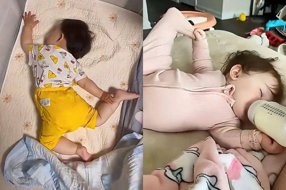 Kumpulan Foto Lucu Bayi saat Tidur, Posisinya Bikin Gemas dan Tak Terduga