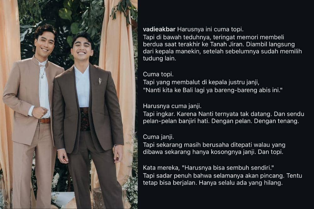 Unggah Foto Topi, Adik Vidi Aldiano: Aku Sadar Selamanya Akan Pincang