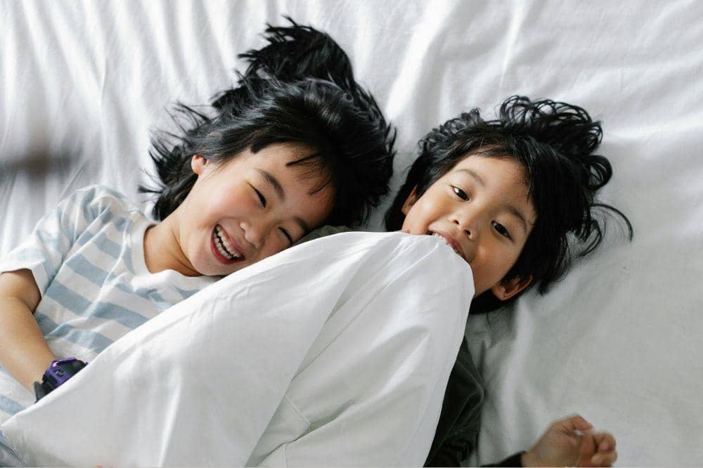Anak baru bangun tidur