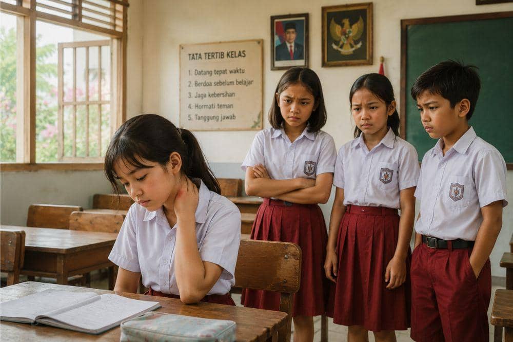 Viral Siswi MI di Kalbar Jadi Korban Perundungan, Dijerat Tali Rafia Bekas MBG