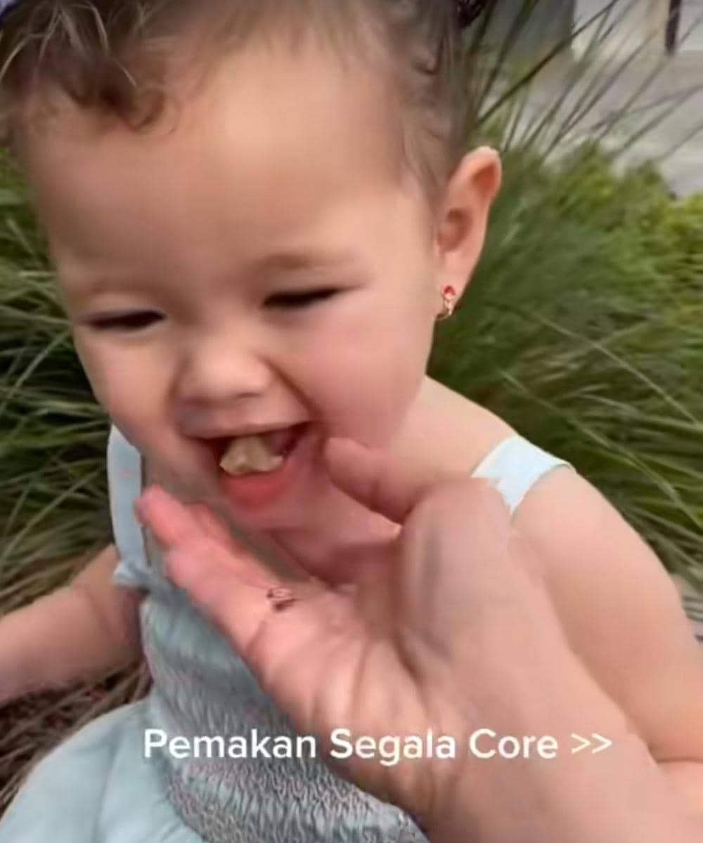 Briella core, memakan kerikil