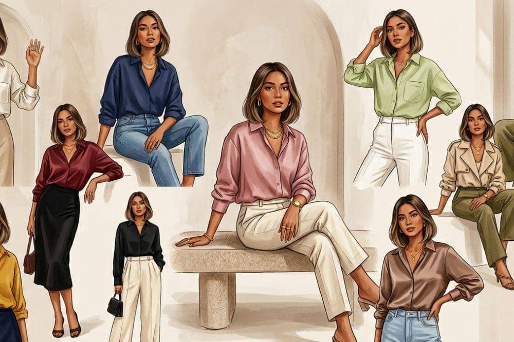 10 Warna Kemeja yang Cocok Untuk Kulit Sawo Matang, Bikin Cerah!