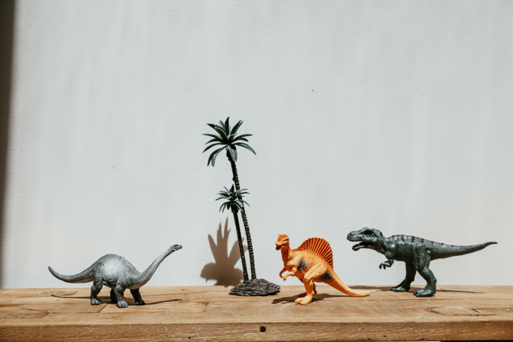 Miniatur dinosaurus