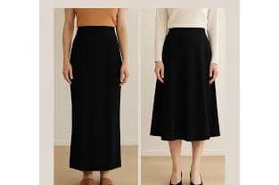rok maxi dan rok midi
