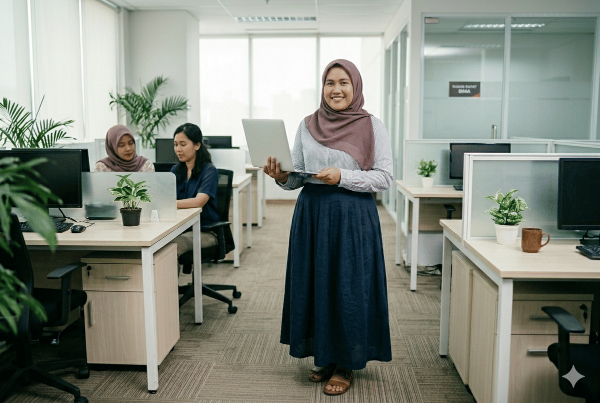 rok maxi dan rok midi
