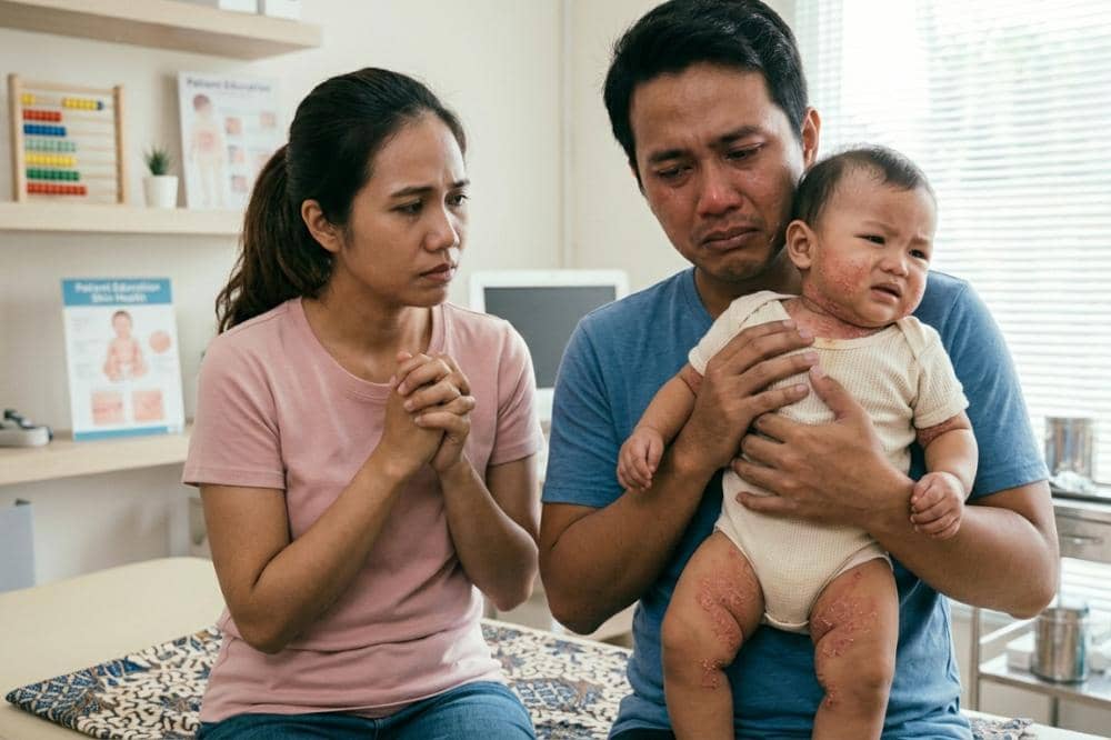 Bayi Bisa Terkena Eksim Meski Orangtua Tidak Punya Riwayat Alergi