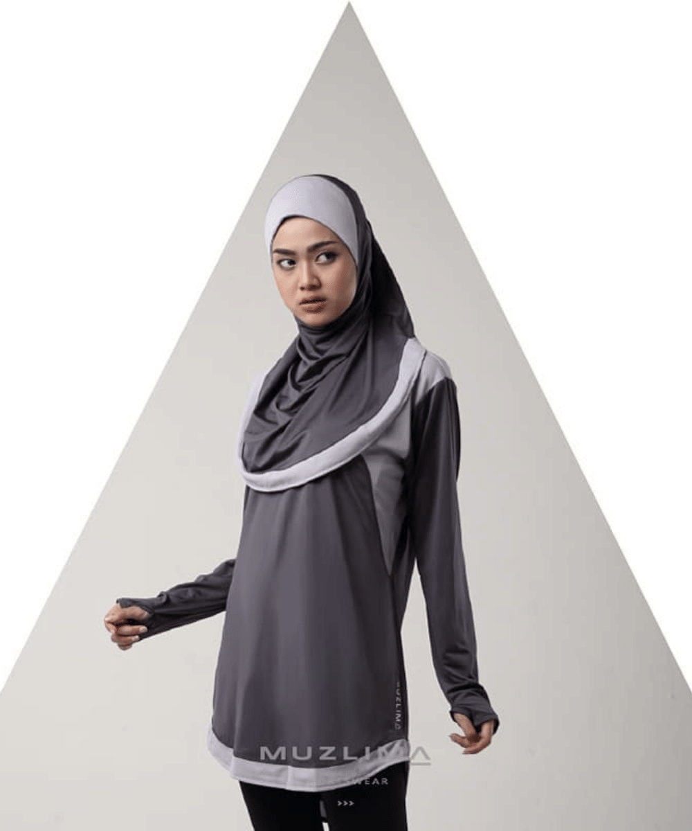 10 Inspirasi Baju Olahraga Hijab Syar'i Menutup Dada, Tetap Nyaman! 3.png