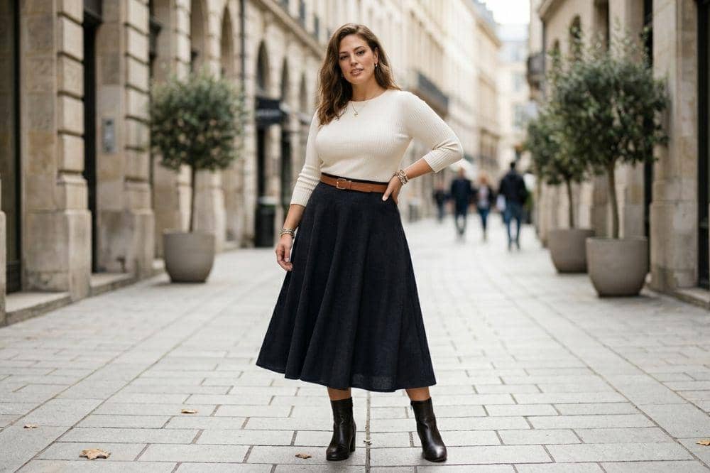 styling midi skirt