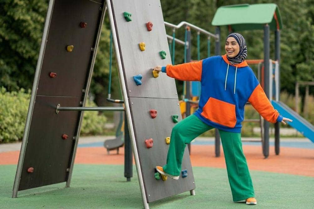 Kombinasi jaket hoodie dan celana training untuk olahraga hijab 3.jpg