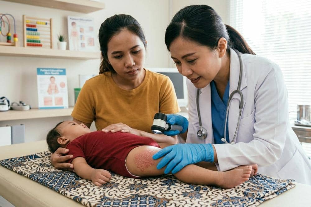Bayi Bisa Terkena Eksim Walau Orangtua Tidak Punya Riwayat Alergi