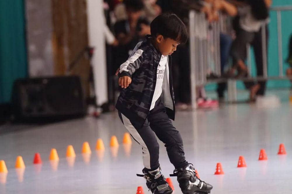 skater cilik faeyza 