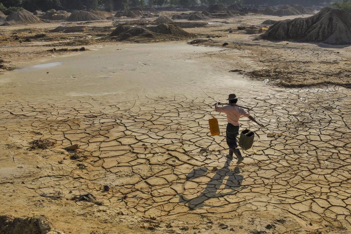 Sungai ikut terdampak kekeringan