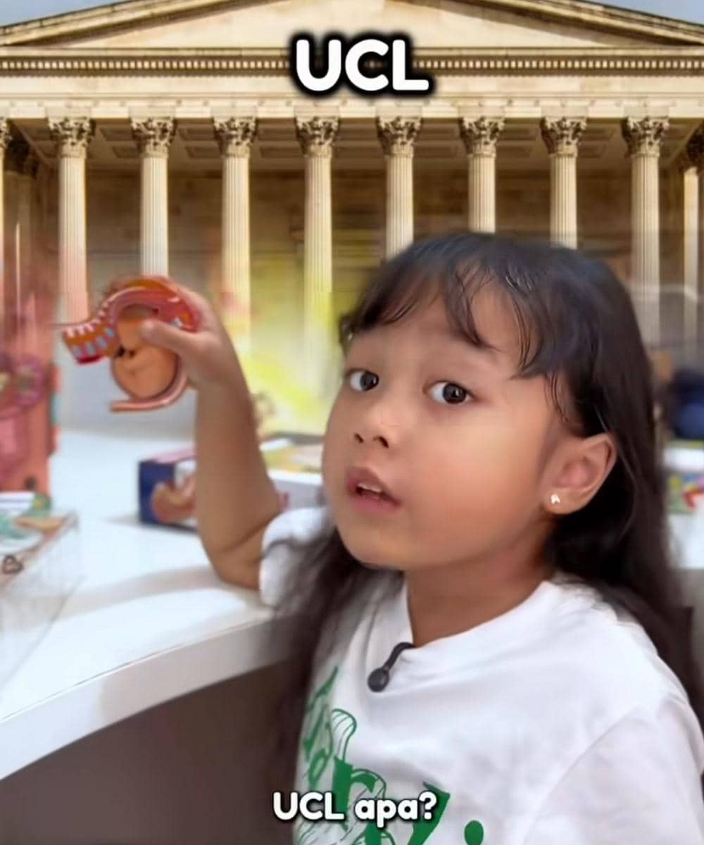 Nala anak usia 5 tahun sudah tahu nama-nama kampus top di Inggris
