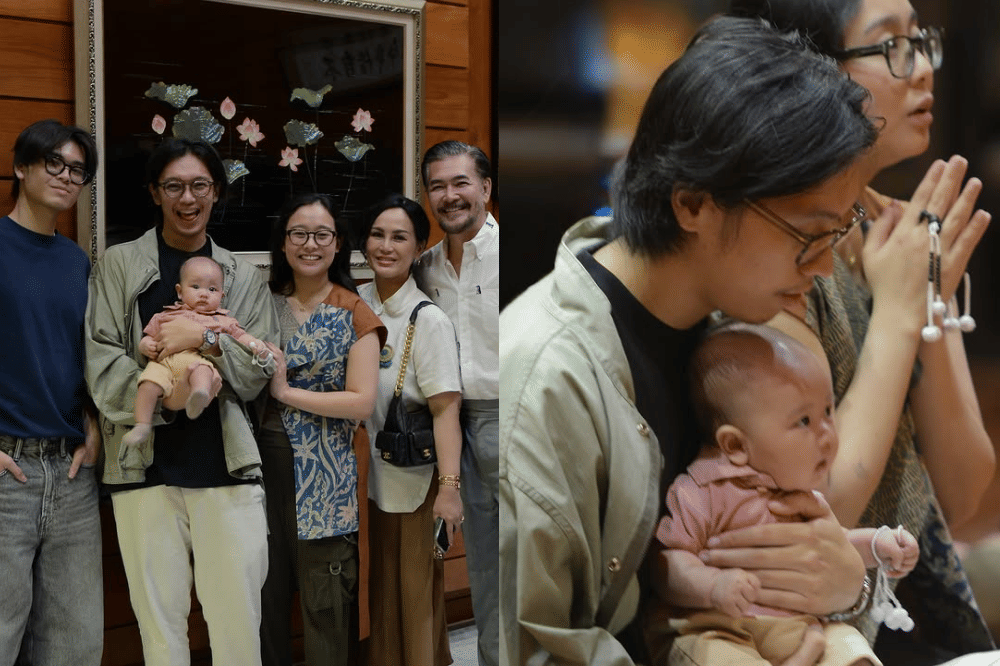 7 Foto Hari Pemberkatan Arya Anak Brandon Salim dan Dhika Himawan