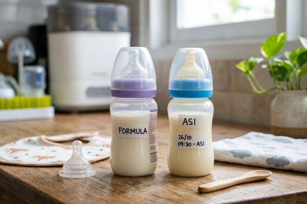Perbandingan antara ASI dan susu formula