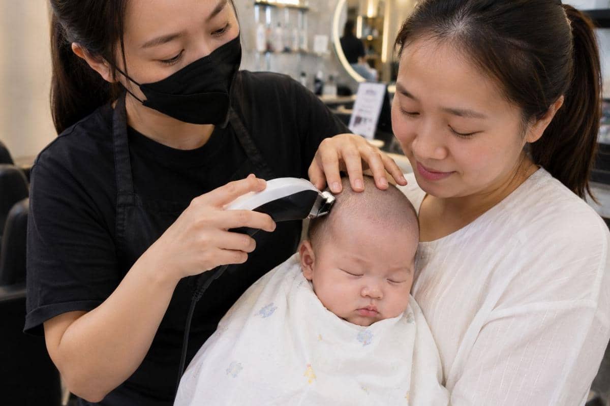 Kapan sebaiknya rambut bayi dipotong untuk pertama kalinya?