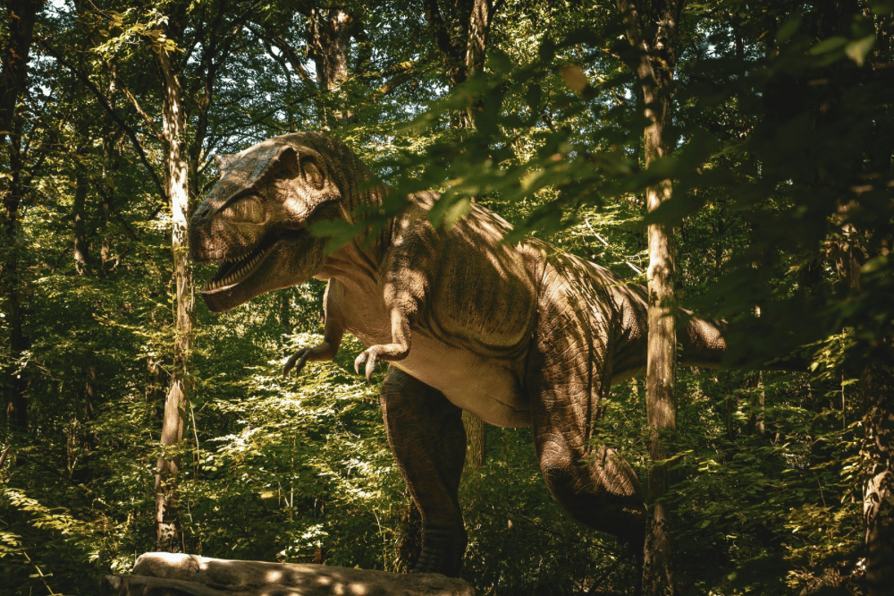 trex di hutan