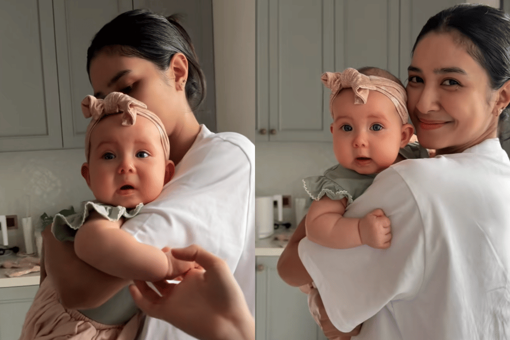 Foto Kaia Anak Steffi Zamora dan Nino Fernandez Bersama Mikha Tambayong
