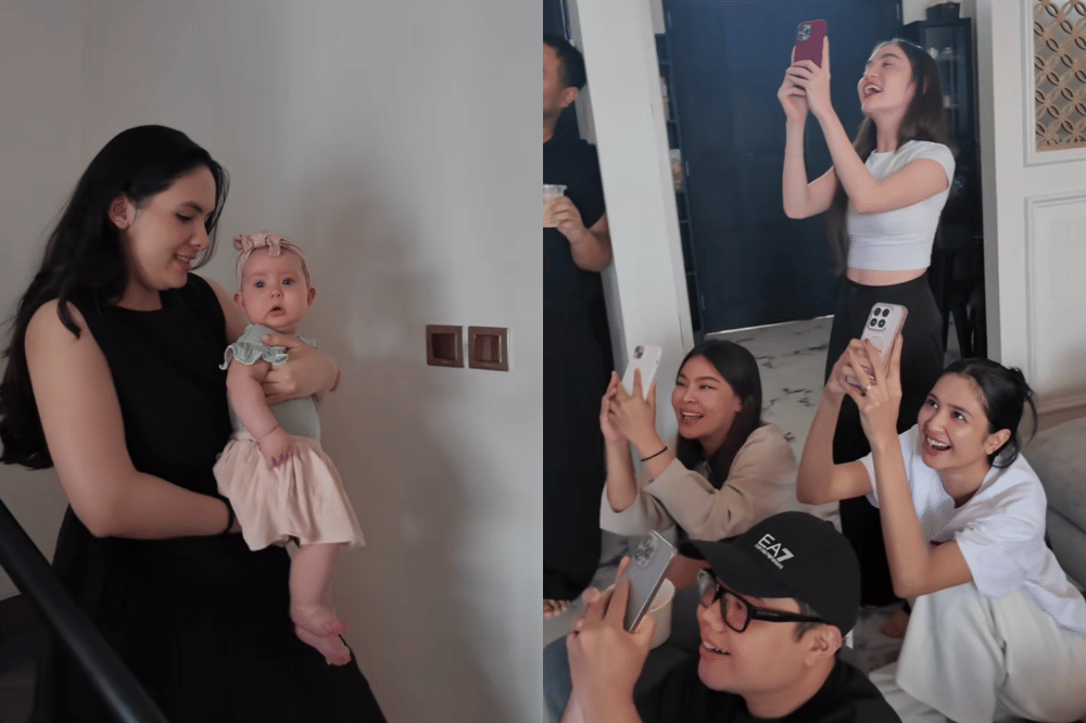 Foto Kaia Anak Steffi Zamora dan Nino Fernandez Bersama Para Artis